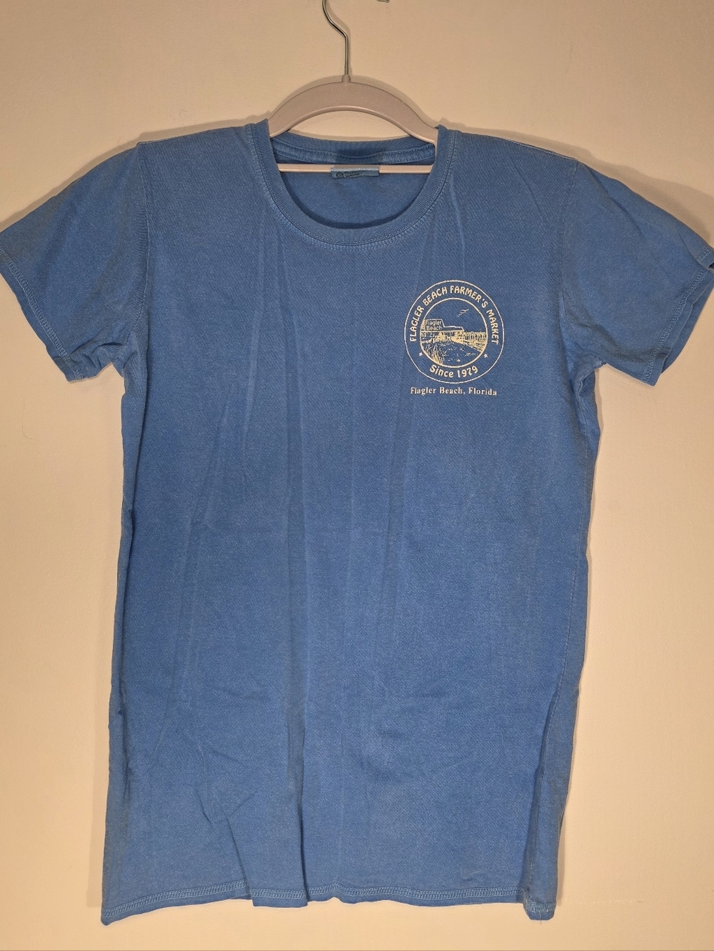 Flagler Beach Florida Graphic Tee in Blue